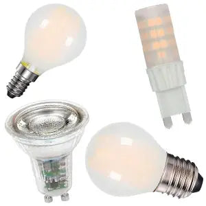 3-stegs dimbara LED-lampor