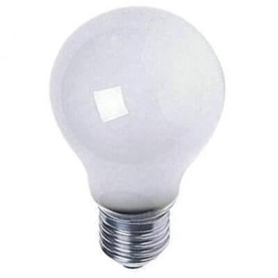 15W glødepære E27 mat