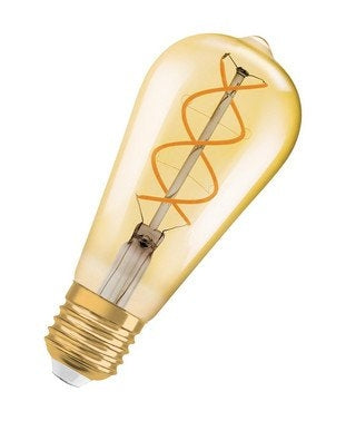 OSRAM Vintage 1906 LED edison spiral 4,5W/820 E27 guld dæmpbar