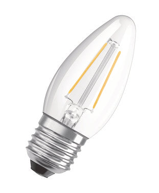 OSRAM PARATHOM kerte 5W/827 (40W) E27 filament klar dæmpbar (470 lm)