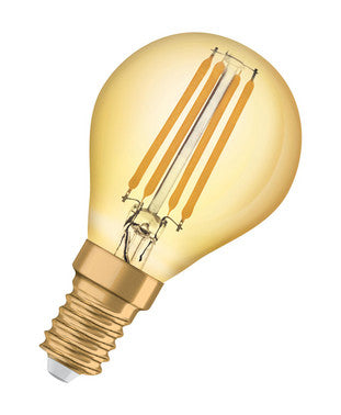 OSRAM Vintage 1906 LED krone 4W/825 (36W) E14 guld