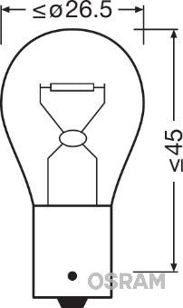 Osram blinklys 12V, 21W