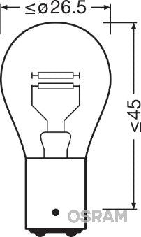 Osram original blinklys pære