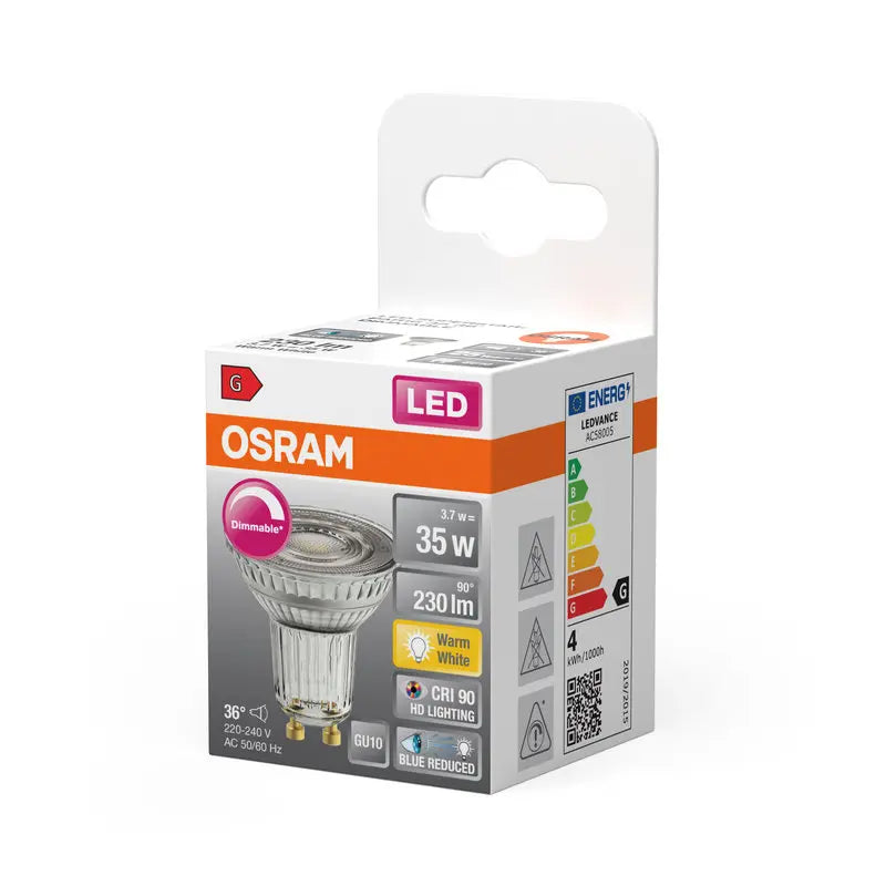 LED Superstar Plus PAR16 36° DIM 3,7W 927 GU10