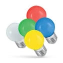 Spectrum 1W LED dekorationspære - Hvid, G45, E27 (230V, 40lm, RA80)